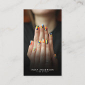 フォトネイルアーティスト技術者 名刺 (正面)