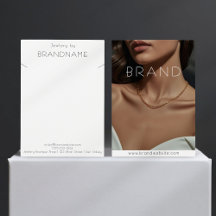 フォトネックレスジュエリーディスプレイカード