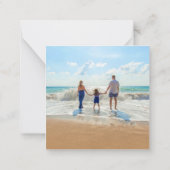 フォトノートカードとカスタム文字 ノートカード (裏面)