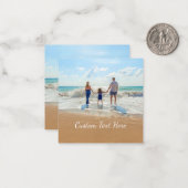 フォトノートカードとカスタム文字 ノートカード (正面/裏面インサイチュ)