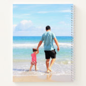 フォトノートブックとカスタム文字名 ノートブック (裏面)