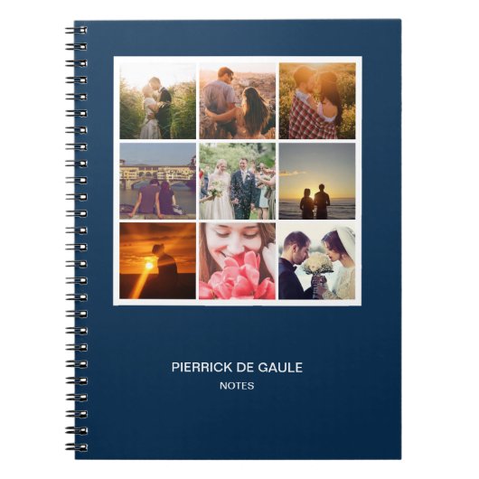 フォトノートブックのアップロード ノートブック (正面)