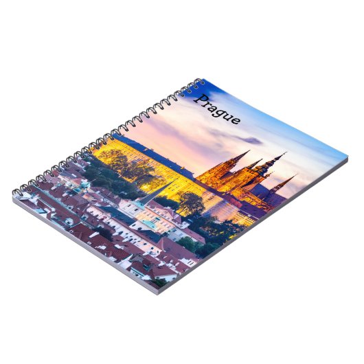 フォトノートブック(80ページB&W)プラハ ノートブック (左側)