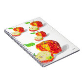 フォトノートブック（80ページB&W）リンゴ ノートブック (右側)