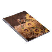 フォトノートブック（80ページB&W）花とログ ノートブック (右側)