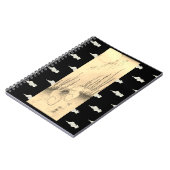 フォトノートブック(80ページB&W) TWO BUNNIES & MOON ノートブック (左側)