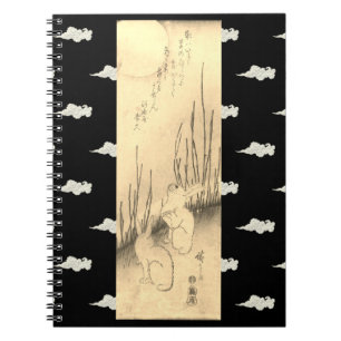フォトノートブック(80ページB&W) TWO BUNNIES & MOON ノートブック