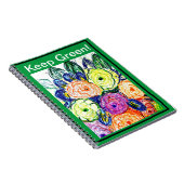 フォトノートブッ保ク緑 ノートブック (右側)