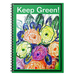 フォトノートブッ保ク緑 ノートブック