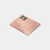 フォトノート名海バラ金ゴールドメタリック ポストイット (アングル)