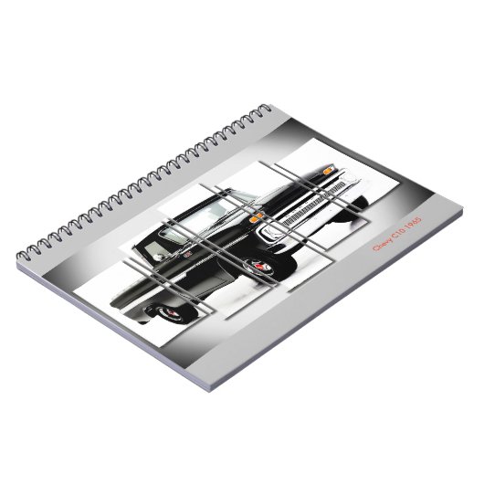 フォトノート用クラシックの自動車イメージ ノートブック (左側)