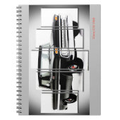 フォトノート用クラシックの自動車イメージ ノートブック (正面)