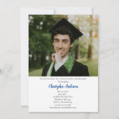 フォトハイスクールカレッジ卒業パーティー 招待状 (正面)