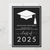 フォトハイスクール卒業パーティー 招待状 (裏面)