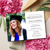 フォトハイスクール卒業記念パーティー発表 招待状