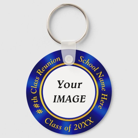 フォトハイパーソナライズされたスクール懇親会ギフトアイディア キーホルダー (正面)