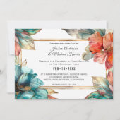 フォトハイビスカスセレナーデパラダイス 招待状 (正面)