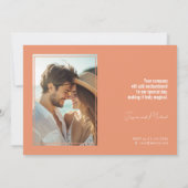 フォトハイビスカスセレナーデパラダイス 招待状 (裏面)