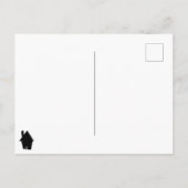 フォトハウス新しい家の冬の雪移動 案内ポストカード (裏面)