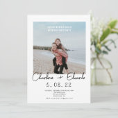 フォトハコンテンポラリーンドレタリング結婚ズ 招待状 (スタンド正面)