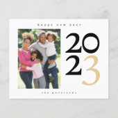 フォトハッピーニューイヤーホリデーカード (正面)