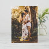 フォトハッピーバースデーカード 案内状 (スタンド正面)