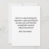 フォトハッピーバースデーカード 案内状 (裏面)