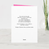 フォトハッピーバースデー孫娘21st追加ページ カード (裏面)