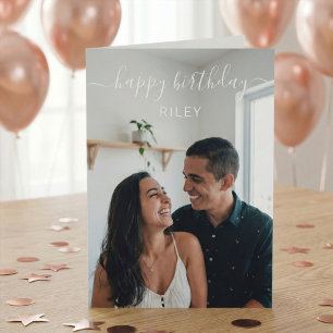 フォトハッピーバースデー カード