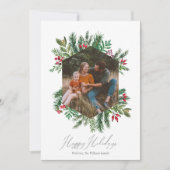 フォトハッピーホリデーズカード シーズンカード (正面)