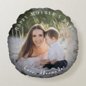 フォトハッピーマザーズデイ枕 ラウンドクッション (正面)