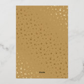 フォトハッピーPawlidays金ゴールド 箔シーズンカード (裏面)