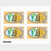 フォトハニージャーの挿入 長方形シール (シート)