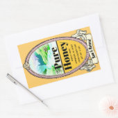 フォトハニージャーの挿入 長方形シール (封筒)