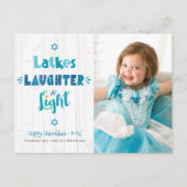 フォトハヌッカラトクス笑いライトラ素朴イト シーズンポストカード (正面)