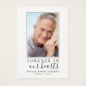 フォトハミングバード祈りの言葉カード (正面)