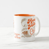 フォトハロウィーンに焦点を当てるHocus Pocusコーヒー ツートーンマグカップ (正面右)