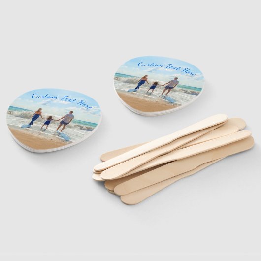 フォトハンドファンとカスタム文字 ハンドファン (組立なし)