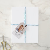 フォトハートありがとうギフトラベル ギフトタグ (より糸付き)