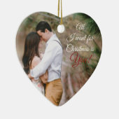 フォトハートオーナメント セラミックオーナメント (右)