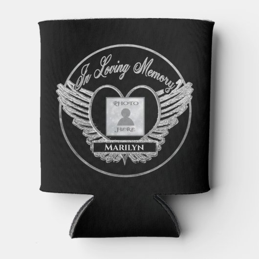 フォトハートメモリアルの追加 缶クーラー (正面)