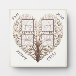 フォトハート4枚の写真を追加 フォトプラーク