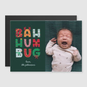 フォトバおもしろいーハンバグホリデーカード (正面/裏面)