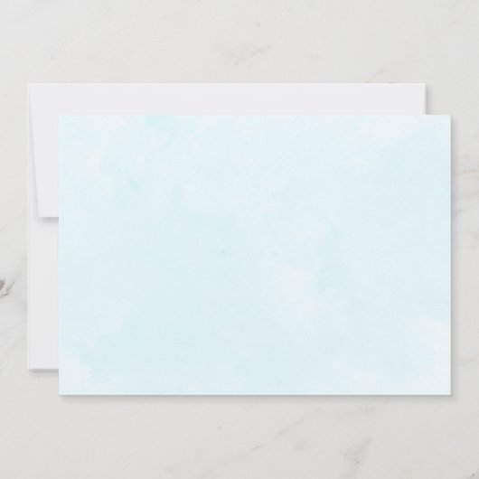 フォトバグ誕生日の招待1st最初の誕生日 招待状 (裏面)