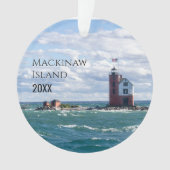 フォトバケーションの追加マッキノー島クリスマス オーナメント (正面)