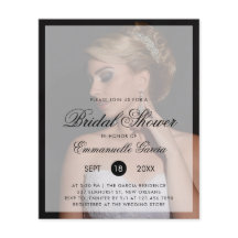 フォトバジェットモダンブライダルシャワーへの招待