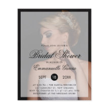 フォトバジェットモダンブライダルシャワーへの招待