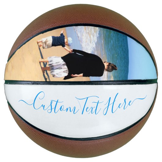 フォトバスケットボールとカスタム文字名 バスケットボール (正面)