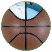 フォトバスケットボールとカスタム文字名 バスケットボール (右)