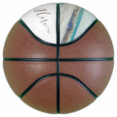 フォトバスケットボールとカスタム文字 バスケットボール (右)